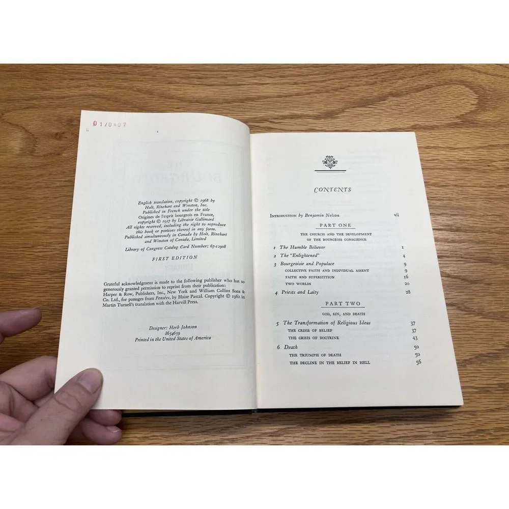 The Bourgeois: Catholicism Vs. Capitalism in Eighteenth-Century France (1st Ed)